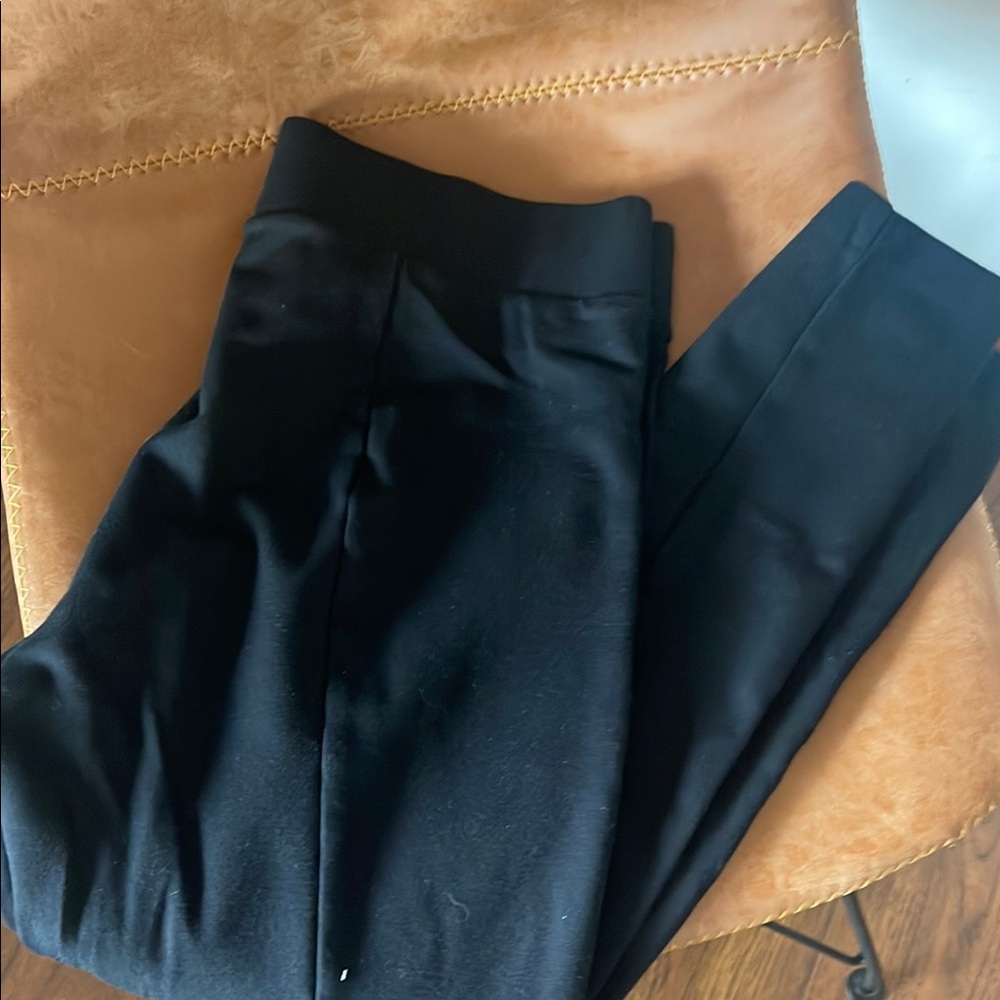Ann Taylor Black High-Waist Leggings